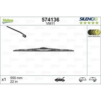 Wischblatt Valeo 574136 Silencio Conventional Single FüR Ford Mercedes Benz VW