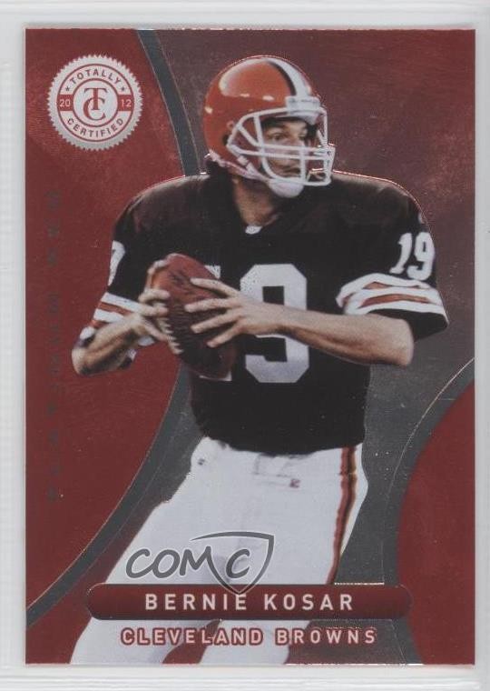 2012 Panini Totally Certified Platinum Red Bernie Kosar #87 x6a