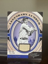 2019 Panini Leather & Lumber - Legendary Lumber Tony Lazzeri #LL-TL /99 (MEM)