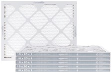 Amazon Basics 16x20x1 Air Filter 6-Pack, MERV 8 AC Furnace Filters, Allergy Con