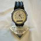 Vintage  Timex ANA-DIGI Quartz Analog Digital Wristwatch Alarm Chronograph