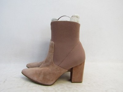 STEVE MADDEN Womens Size 6.5 M Pink Suede Fashion Ankle Boots Booties