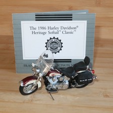 Harley-Davidson Franklin Mint 1/24 Motorcycle Model  1986 Heritage Softail