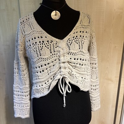 Apricot Crochet Top Large really comfy 