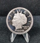 2008 $50 Norfed Silver round 1 oz .999 Fine 6110