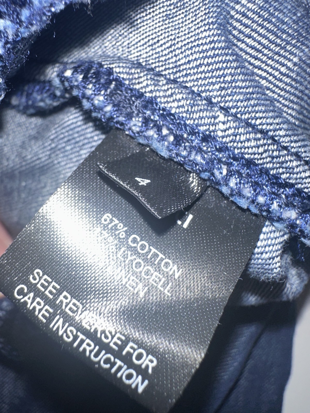 RUTI EBB AND FLOW WIDE LEG DENIM PANTS VINTAGE INDIGO PLEATED NWT SIZE 4