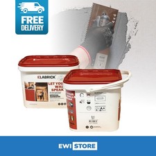 Elabrick Brick Slip Adhesive Mortar Grout Interior Exterior Walls 15kg