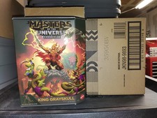 KING GRAYSKULL 2026 SEALED   BONUS open box Masters of Universe MOTU Chronicles