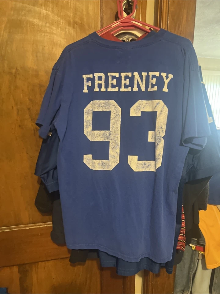 Camiseta De Colección Dwight Freeney Sack Pack Indianapolis Colts Talla XL NFL Foto 3 de 3