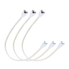 3 PCS T5 T8 LED Tube Light Cord DualEnded Linkable Cable Integrated Fixture