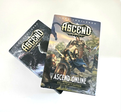 Ascend Online Books 1 & 2  by Luke Chmilenko Hardcover Collector's Edition NEW