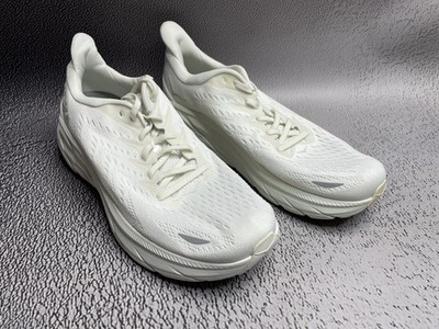 Hoka One One Turnschuhe Herren Clifton 8 weiß Straßenlaufschuhe US 9,5 D