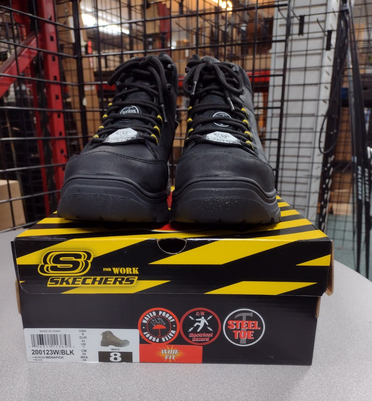 's Wide Steel Toe Work Boot *new*