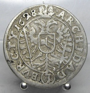 3 Kreuzer 1628 Wien Ferdinand II. Silber