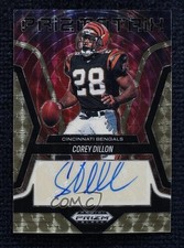 2025 Panini Prizm Black FOTL Gold Vinyl 2/5 Corey Dillon #PS-CDN Auto 0xh3