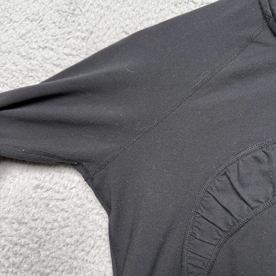 Chaqueta con capucha Lululemon Gather Together negra para mujer talla 4 cremallera completa Foto 4 de 4