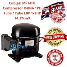 Compressore Cubigel MP14FB R404A 1/2HP LBP 1PH tubo/tubo per congelatori commerciali