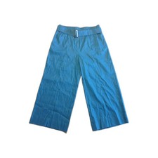 J. Jill Stretch Wide Leg Crop Pants Linen Size Petite Small