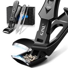 Toenail Clippers for Seniors Thick Toenails, 2024 Upgrade Angled Head Large Toe