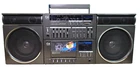 Sanyo C4 Rare Vintage Boombox Cassette Deck  Ghettoblaster Japan 1980s Warranty