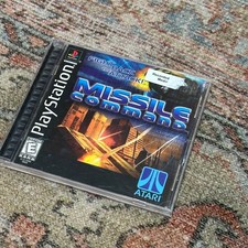Missile Command (Sony PlayStation 1, 1999) Complete Tested CLEAN