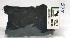 Hareline Dubbin Mole Skin Black Fly-Tying / Crafts #573