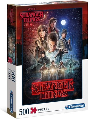Clementoni-Stranger Things 500 Stück Puzzle