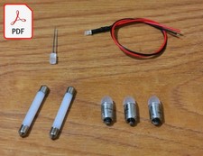 McIntosh MX110 LED ricambio lampade lampadine kit aggiornamento ISTRUZIONI