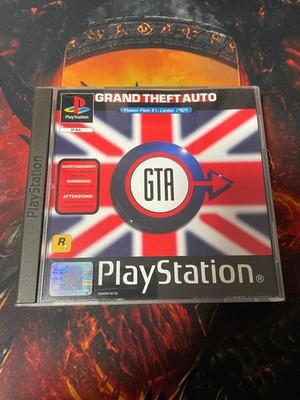 Playstation 1 GTA Grand Theft Auto London PS1 Black Label