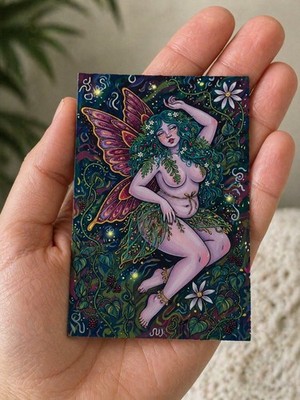 ACEO print Magical Fairy #3   Whimsical Fantasy Art