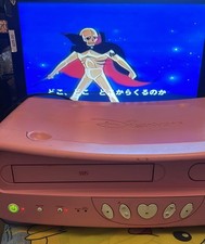 Vintage Disney Princess Pink VHS/DVD Combo Player Tested Working No Remote