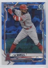2021 Bowman Chrome Sapphire Edition Jo Adell #42 hu7