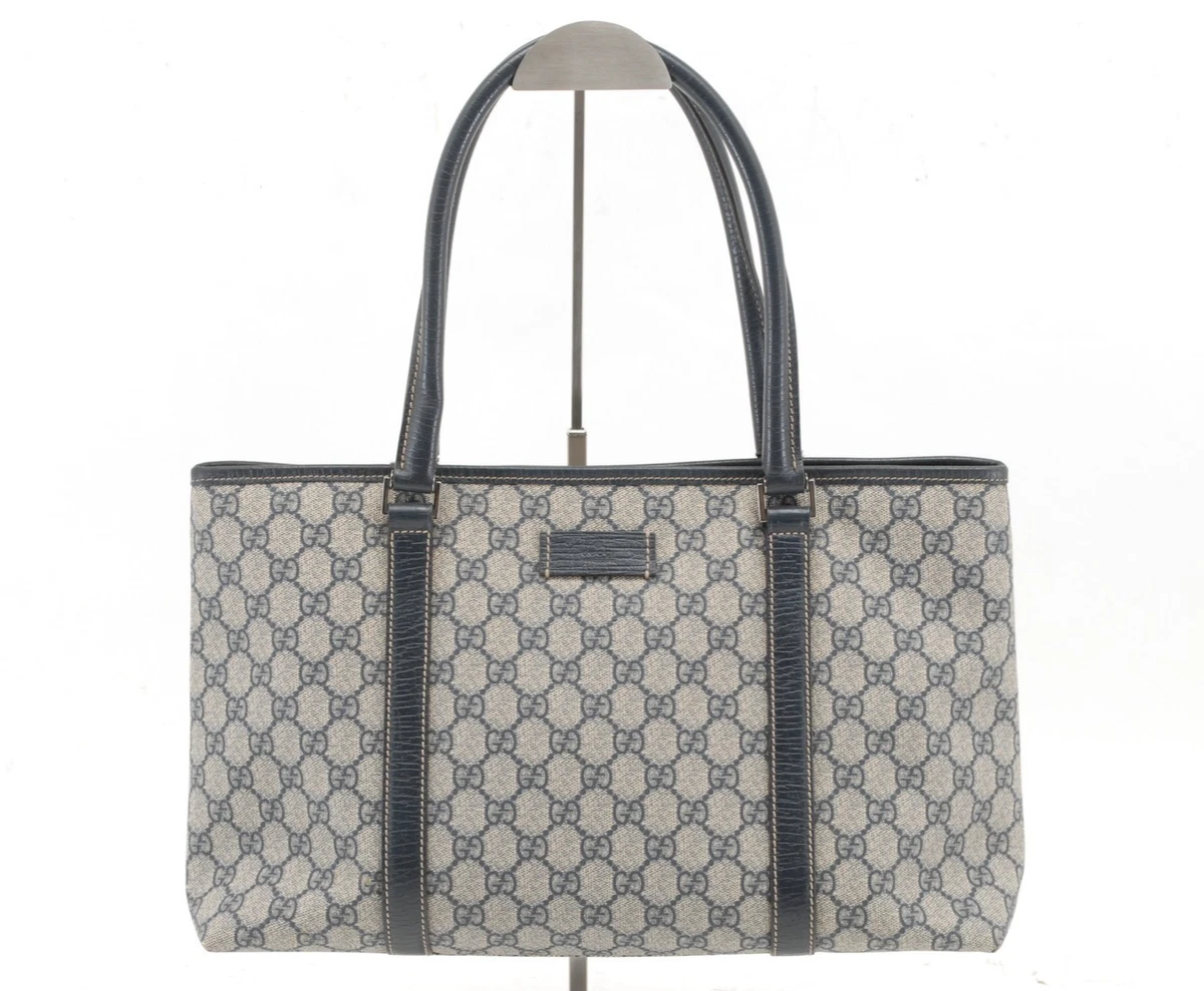 Gucci GG Supreme Tote PVC Exterior Bags & Handbags for Women for