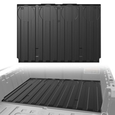 Rubber Bed Mat Liner for Can-Am Defender, UTV TPE Rear Cargo Bed Floor Mats N...