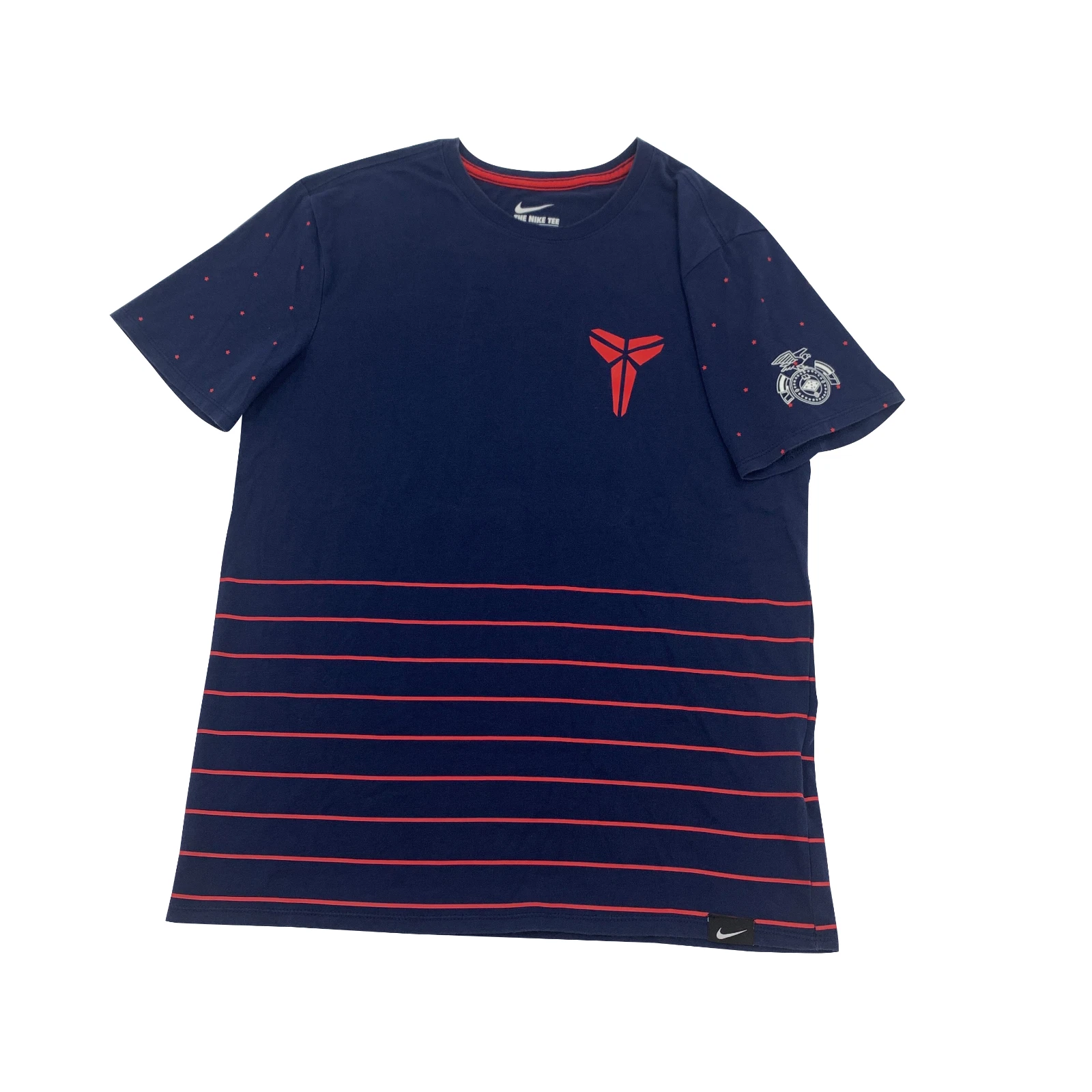 Navy Blue Kobe Bryant Mamba Logo T-shirt Size L
