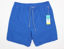 Fair Harbor Men's Mastos Anchor Swim Trunk Shorts Lined Size Big 3X Cobalt Blue