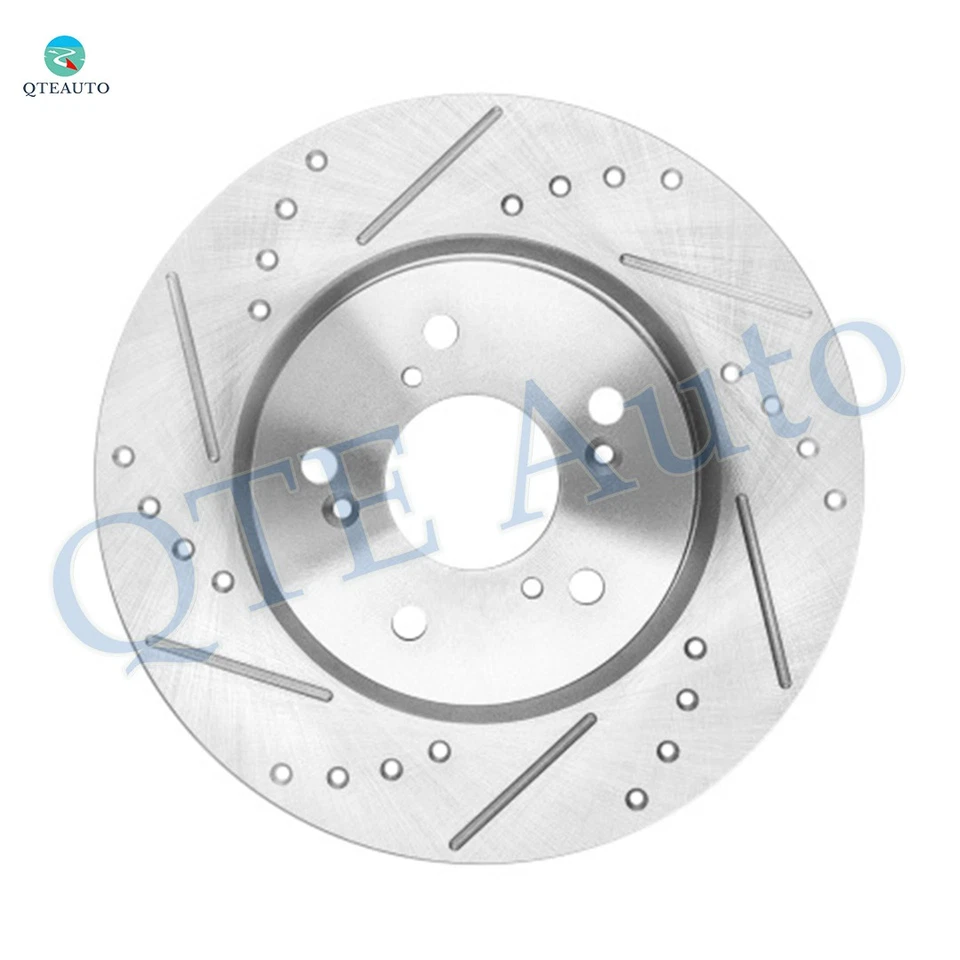 Rotores de disco de freio dianteiros perfurados 296 mm para 2012-2015 Honda Crosstour - Imagem 4 de 4