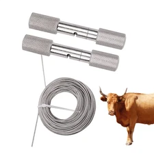 Dehorning Wire Saw Manual Calf Dehorning Device for Fishing Hunting Survival