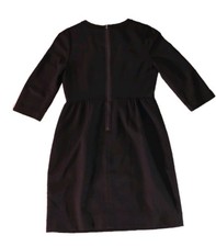 J Crew Perfect Little Black Dress 3/4 Sleeve Back Zipper Size 10