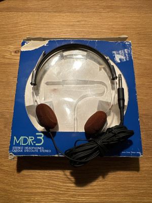 Sony Mdr Old Sony Walkman Headphones SONY MDR-3 STEREO HEADPHONES