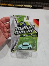 Greenlight Motor World German Volkswagen Classic Beetle 1:64, 🇺🇸 SHIPPED 