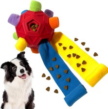 CIIVURR Snuffle Ball Dog Toy Unbreakable Interactive Treat Dispenser for Small