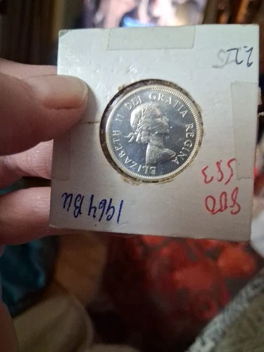 1964 Canada Silver Twenty-Five Cents BU 25c Canadian Quarter Uncirculated Coin