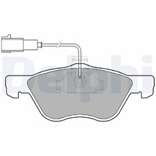 Satz Bremsbeläge Bremsklötze vorne für Alfa Romeo 156 932 166 936 GTV | 24464