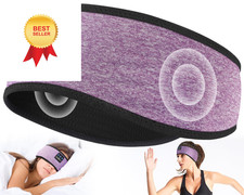 MUSICOZY Sleep Headphones Bluetooth 5.4 Headband, One Size, Light Purple