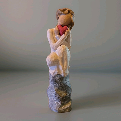 Willow Tree Always Figurine by Susan Lordi Resin Love & Hearts Freestanding