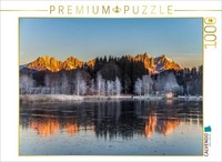 Calvendo Puzzle Schwarzsee Is Already Frozen Over | 1000 Pieces, Finished Size 2