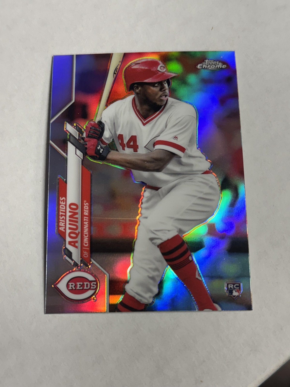 2020 Topps Chrome #111 Aristides Aquino Refractor