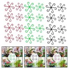 Reusable Garden Tools Set 8 Plant Stem Frames for Enhanced Growth and Stability