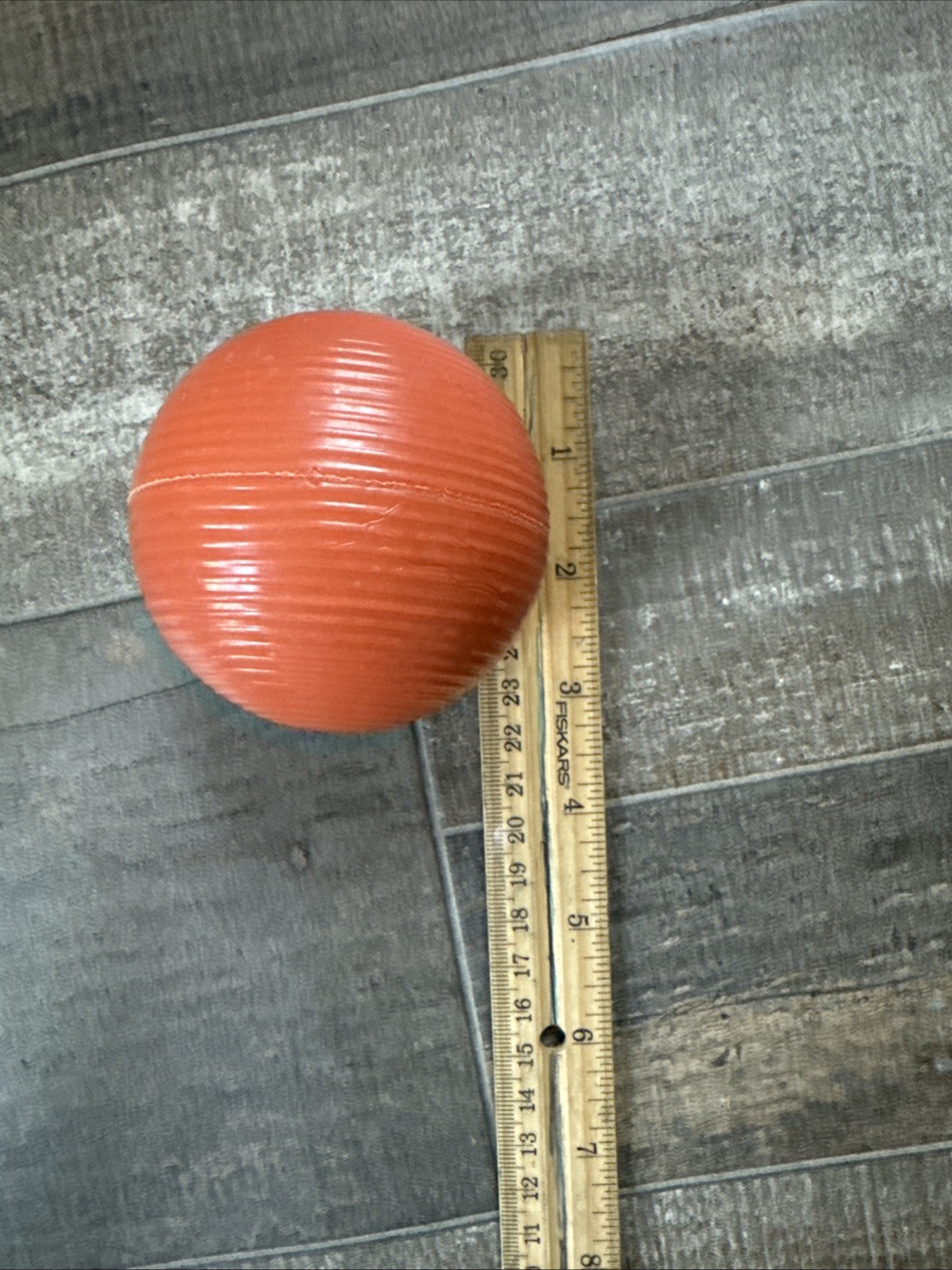 Set of 6 Sportcraft Solid Color Ribbed Croquet Balls 3” Colorful Balls Only